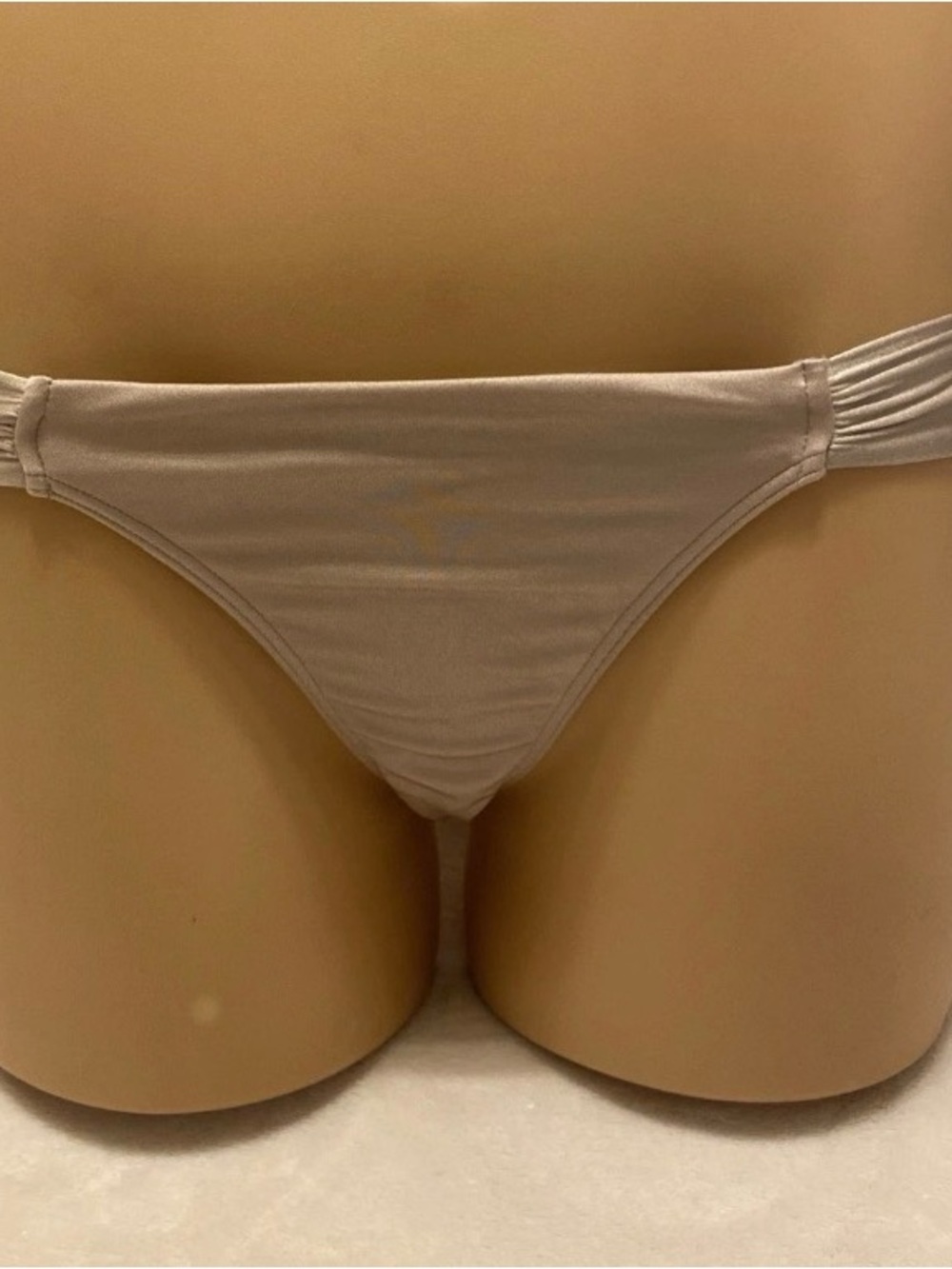 Victoria's Secret Metallic Champagne Bandeau Bikini Set - Picture 7 of 16